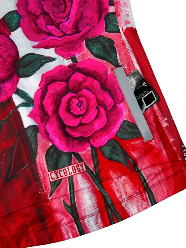 Billie Red Women's Reborn Cycling Jersey Cycology Pockets  USA