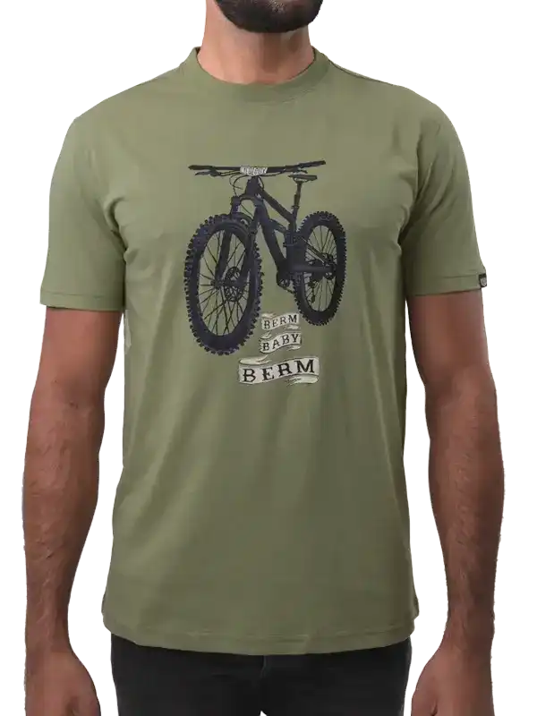 Berm Baby Berm Men's Cycling T-Shirt - Cycology Clothing - Green
