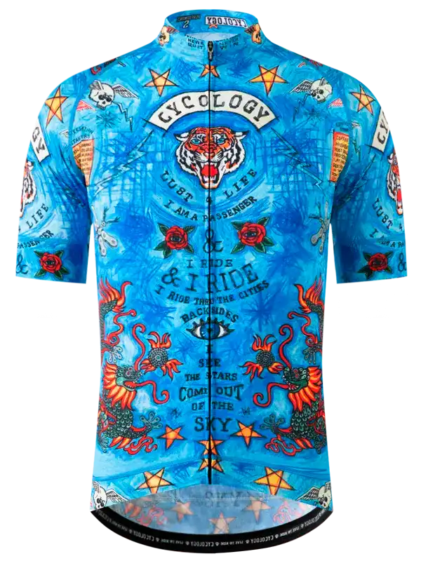 Men's Short Sleeve Cycling Jersey |Lightweight Comfort & Style
