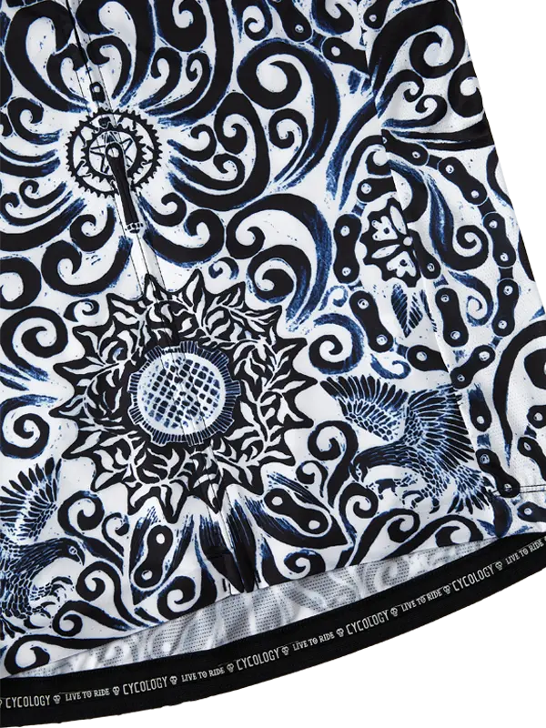 Cognoscenti Men's Blue Reborn Jersey Cycology USA