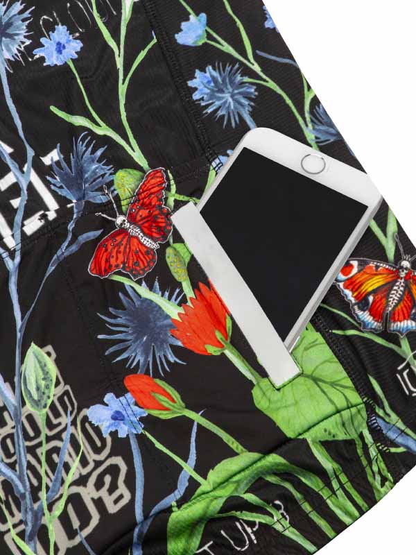 Gangsta Black Men's Cycling Jersey Pocket| Cycology USA