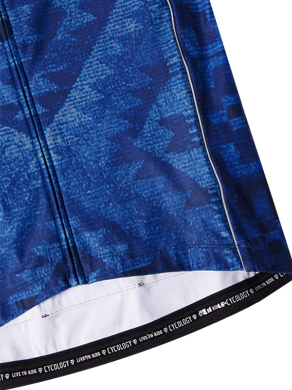 Blue camouflage pattern