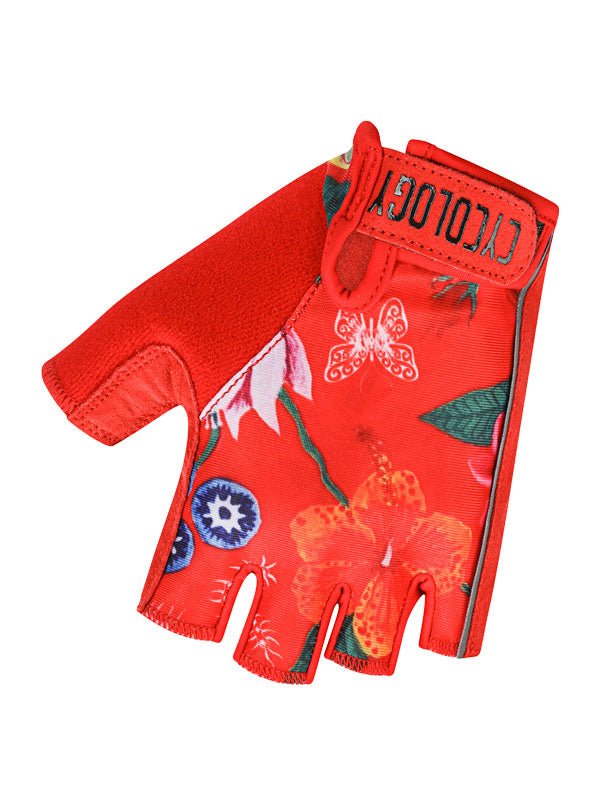 bicycle gloves online Aloha Cycling Gloves - Cycology Clothing - Red