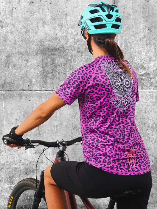 Badass Kitty Women's MTB Jersey - Cycology Clothing US
