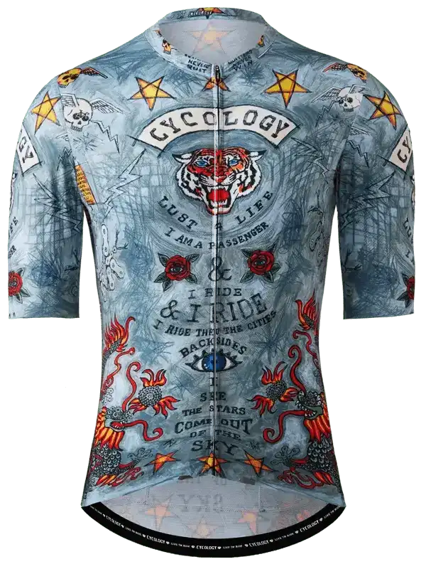 Cycology City of Angels Short Sleeve Jersey Blue M Men