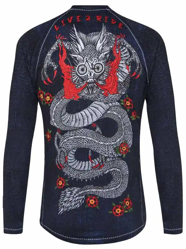 Dragon Long Sleeve MTB Jersey - Cycology Clothing US