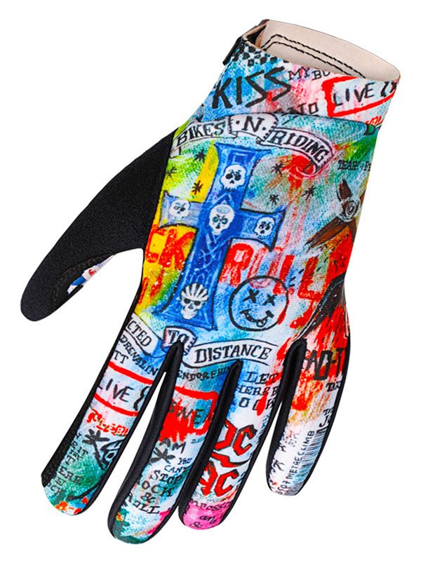Rock N Roll Blue Winter Cycling Gloves Cycology USA – Cycology