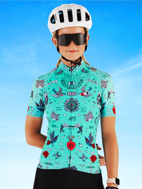 Tattoo Women's Cycling Jersey - Cycology Clothing US