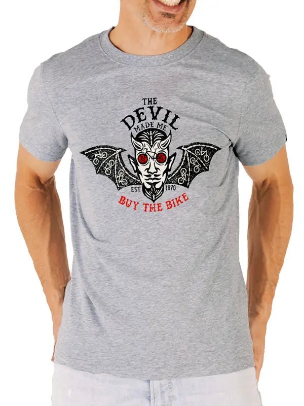 The Devil Made Me Gray Men's Cycling T-Shirt Cycology USA