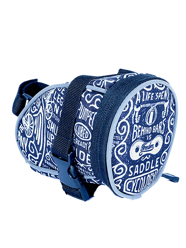 Wisdom Black Saddle Bag - Cycology Clothing US