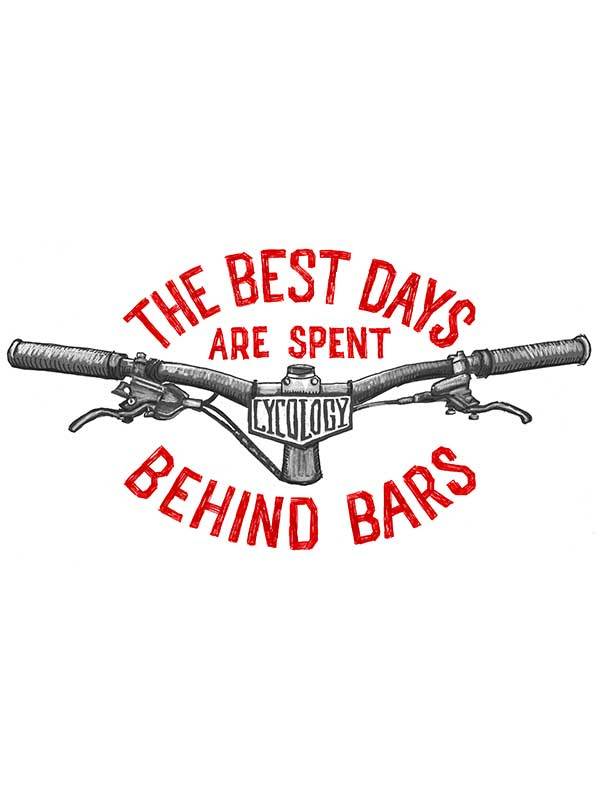 Best Days Behind Bars (MTB) T Shirt - Cycology Clothing US
