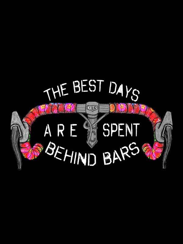 Best Days Behind Bars Womens Cycling T Shirt - Cycology Clothing US