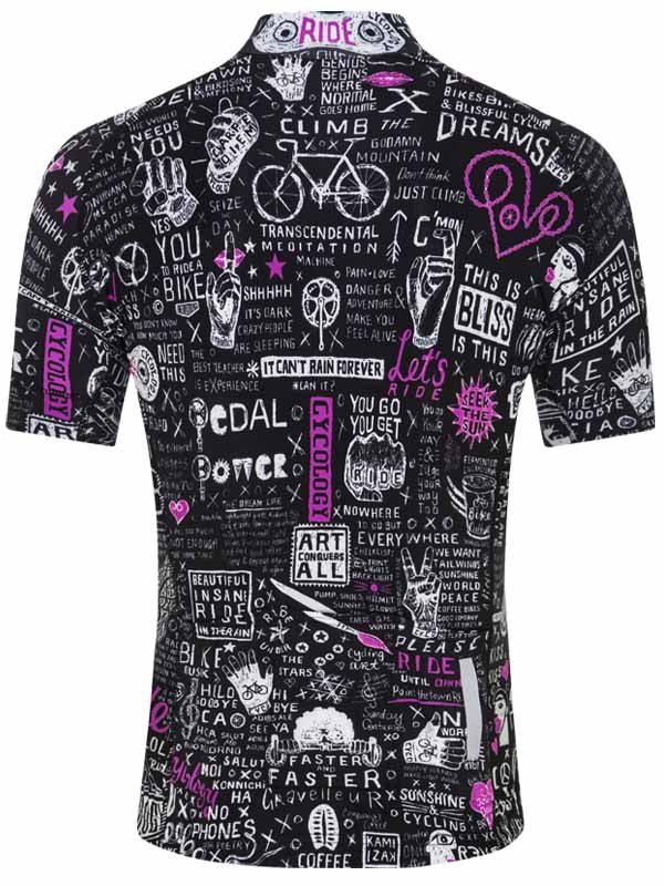 Bike Graffiti Men's Cycling Jersey - Cycology Clothing US
