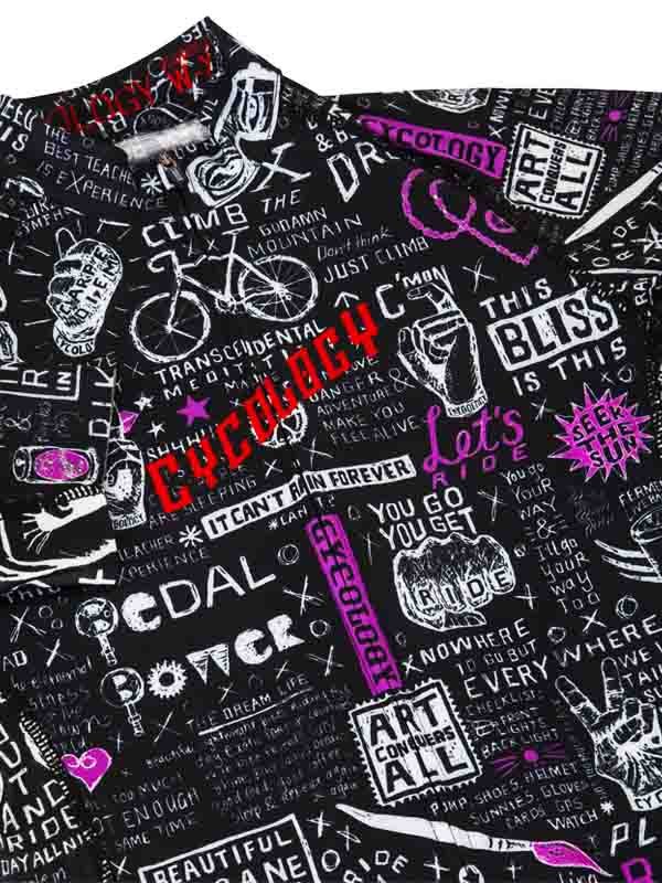 Bike Graffiti Men's Cycling Jersey - Cycology Clothing US
