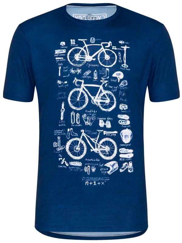 Bike Maths Technical T-Shirt - Cycology Clothing US