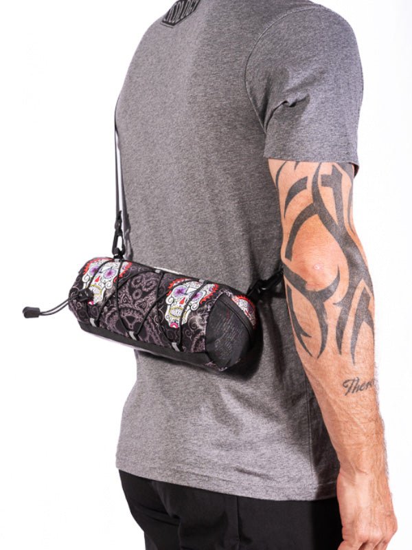 Day of the Living Black Handlebar Bag - Cycology Clothing US