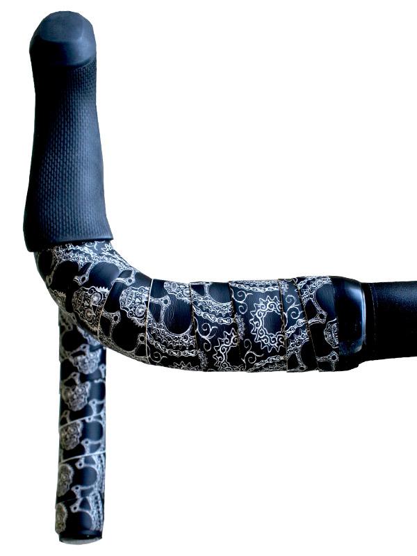 Day of the Living (Black) Handlebar Tape - Cycology Clothing US