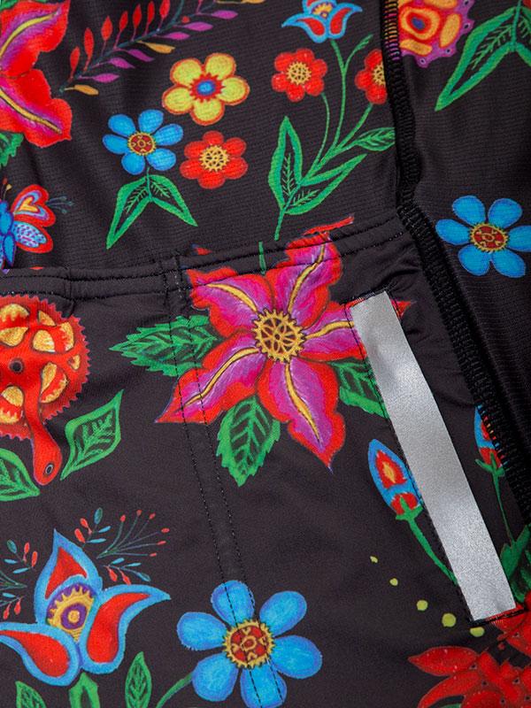 Frida (Black) Women's Jersey - Cycology Clothing US