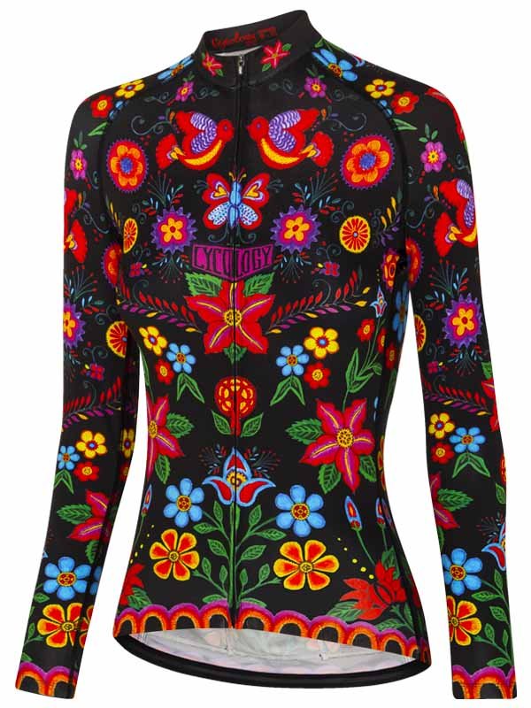 Frida Lightweight Long Sleeve Summer Jersey - Cycology Clothing US