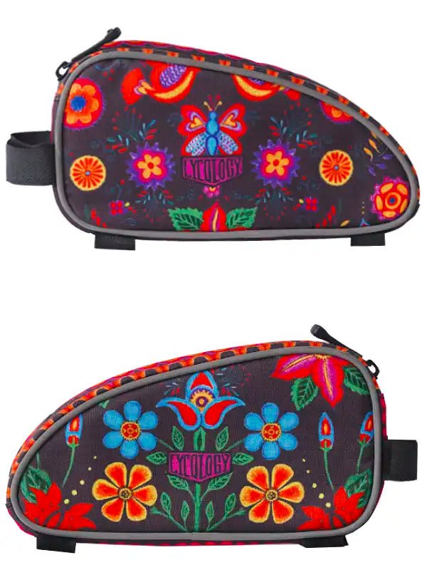 Frida Top Tube Bag Black - Cycology Clothing US