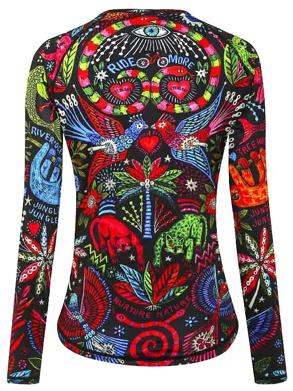 Jungle Jungle Women's Long Sleeve MTB Jersey - Cycology Clothing US