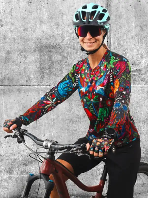 Jungle Jungle Women's Long Sleeve MTB Jersey - Cycology Clothing US