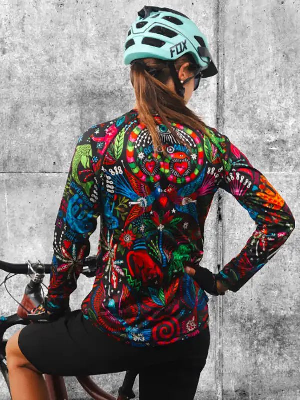 Jungle Jungle Women's Long Sleeve MTB Jersey - Cycology Clothing US