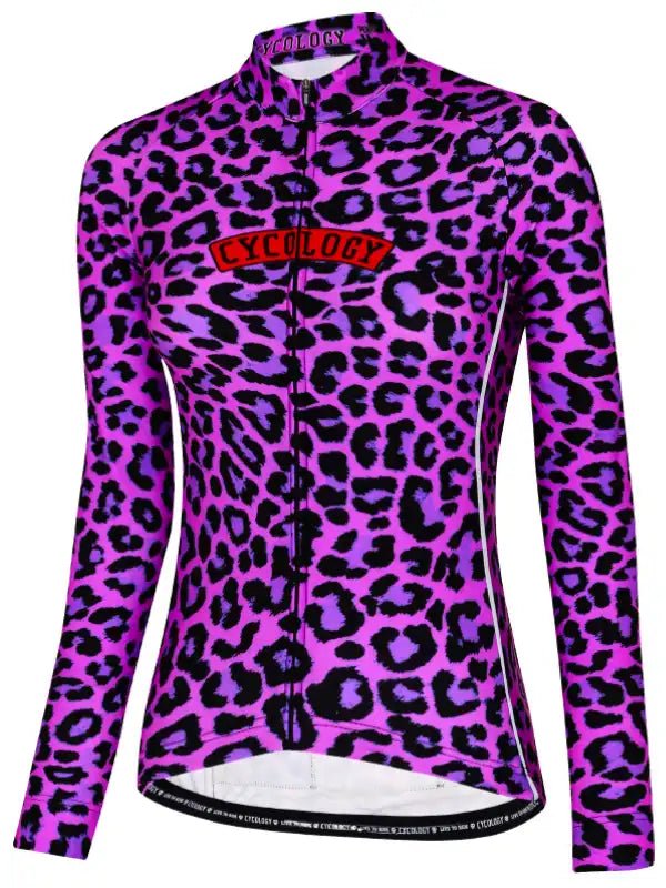 Kitty Women's Long Sleeve Jersey - Cycology Clothing US