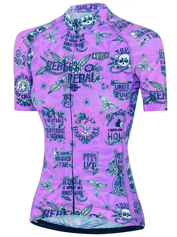 Rebel Pedal Women's Jersey - Cycology Clothing US