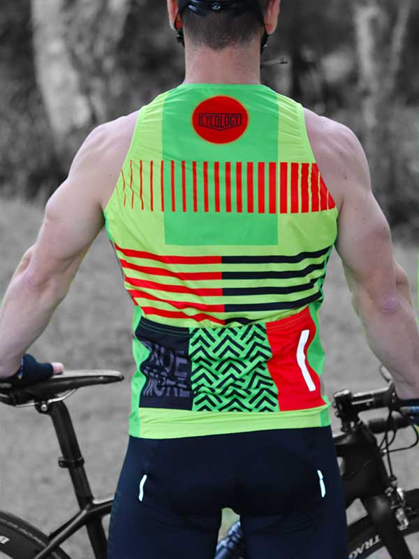 Ride More Men's Sleeveless Cycling Jersey - Cycology Clothing US