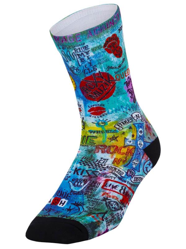 Rock N Roll Cycling Socks - Cycology Clothing US