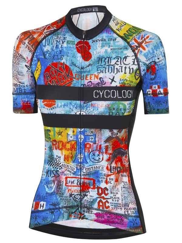 Rock N Roll Women's Cycling Jersey - Cycology Clothing US