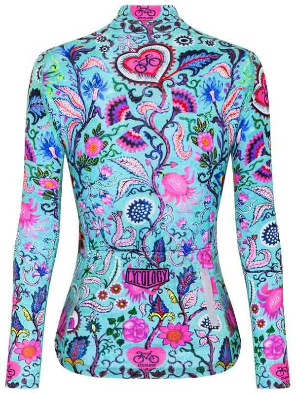 Secret Garden Lightweight Long Sleeve Summer Jersey - Cycology Clothing US