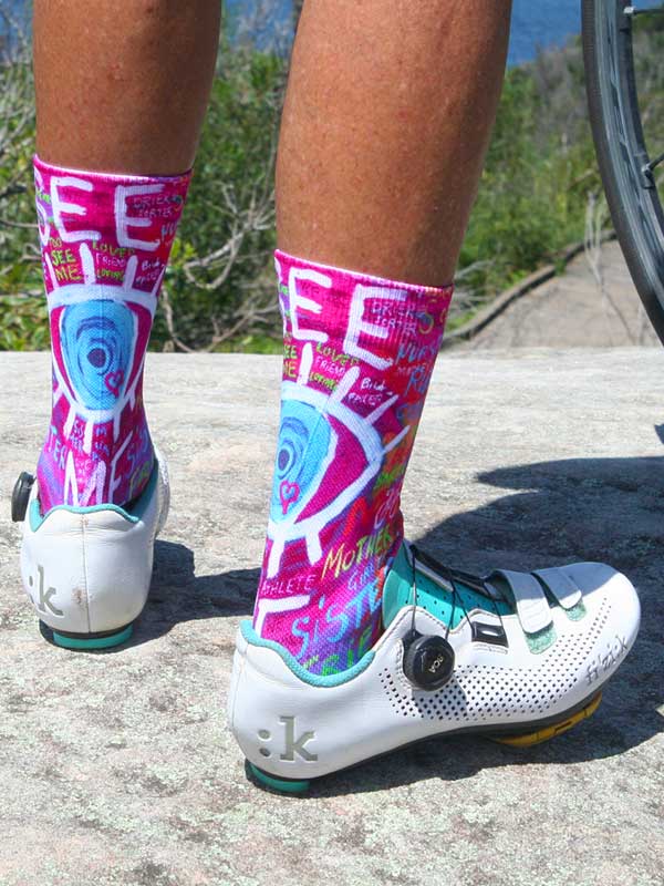 See Me Cycling Socks - Cycology Clothing US