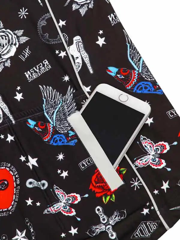 Tattoo Men's Long Sleeve Jersey - Cycology Clothing US