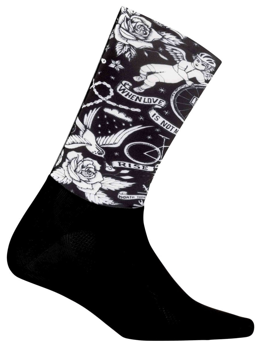 Velo Tattoo Aero Cycling Socks - Cycology Clothing US