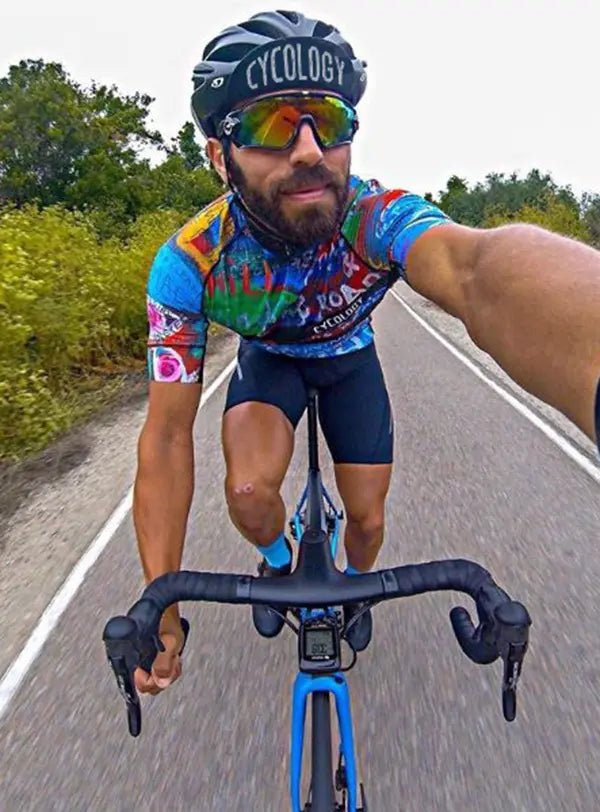 cycology gear Cycology 8 Days Short Sleeve Jersey Blue M Men