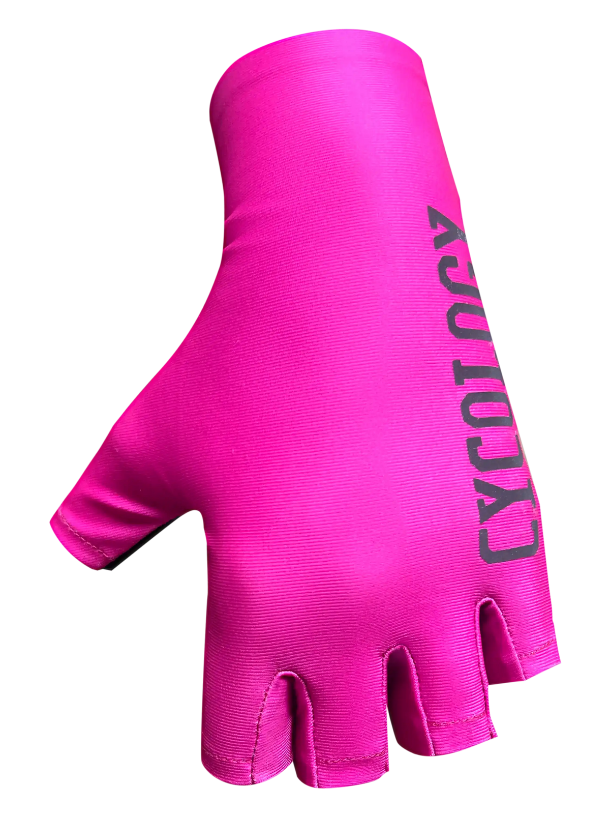 Pink Aero cycling gloves with Cycology branding for men and women.