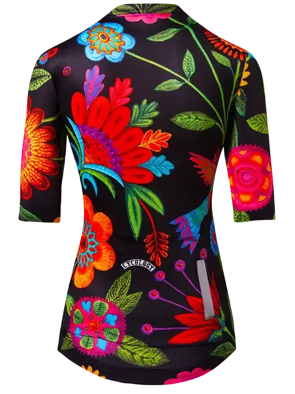 Bridget Women's Pro Cycling Cycling Jersey - Cycology Clothing - Black