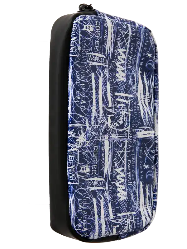 Brunswick Cycling Wallet with blue and white graphic print by Cycology Clothing