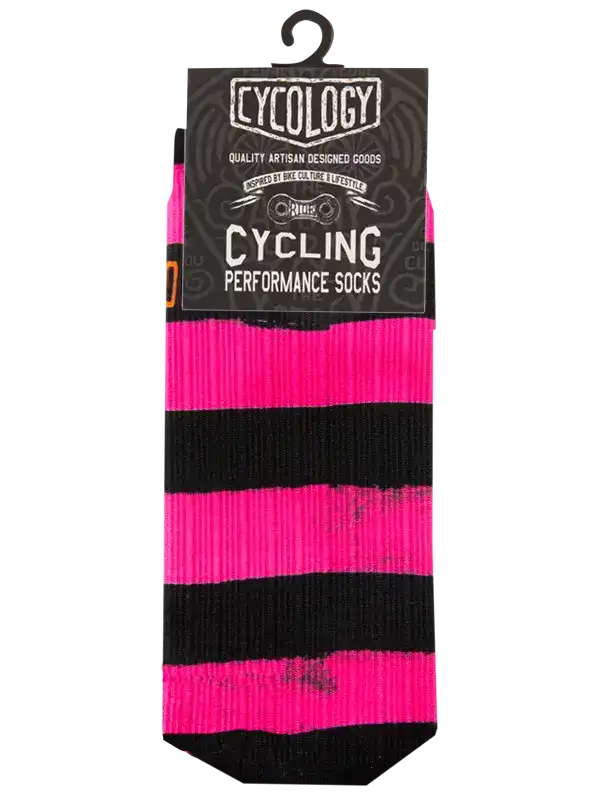 Horizon Cycling Socks Pink - Long