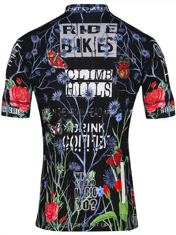Gangsta Men's Classic Cycling Jersey - Cycology Clothing - Black
