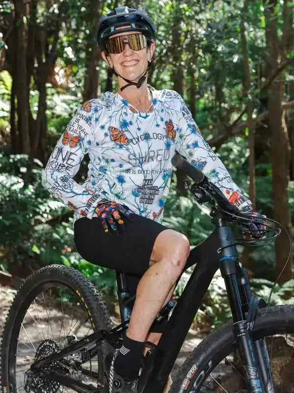 womens bicycle tops DHaRCO Race Jersey | Chili Peppers | MTB Jerseys | Mountain Bike Jerseys so youll enjoy dry comfort as you flow back down the trail ON_OFF Women's SuperSYSTEM Long Sleeve