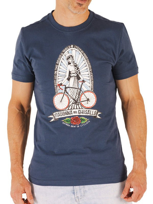 Madonna Blue Men s Cycling T Shirt Cycology USA Cycology Clothing US