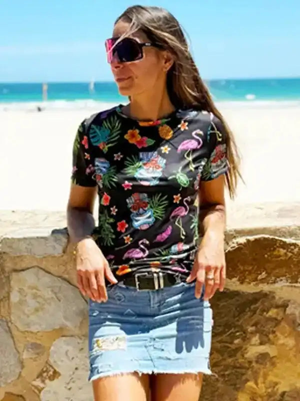 Molokai Women's Technical T-Shirt Black | Cycology USA Molokai Women's Technical T-Shirt Black | Cycology USA