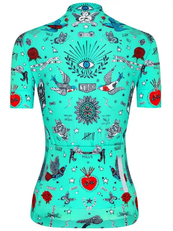 Tattoo Women's Cycling Jersey - Cycology Clothing US
