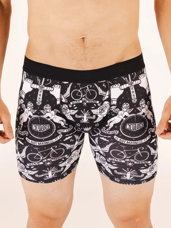 Velo Tattoo Performance Boxer Briefs - Cycology Clothing US