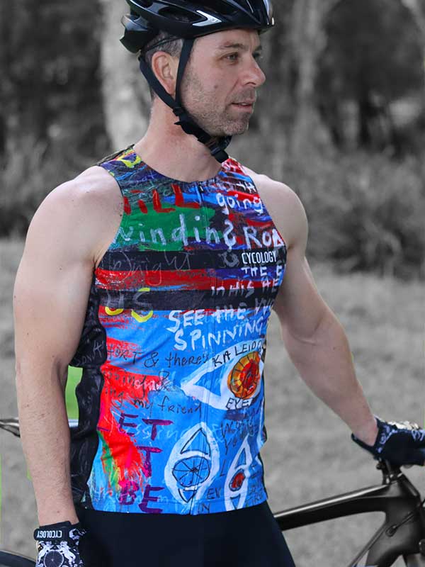 8 Days Men's Sleeveless Cycling Jersey - Cycology Clothing US