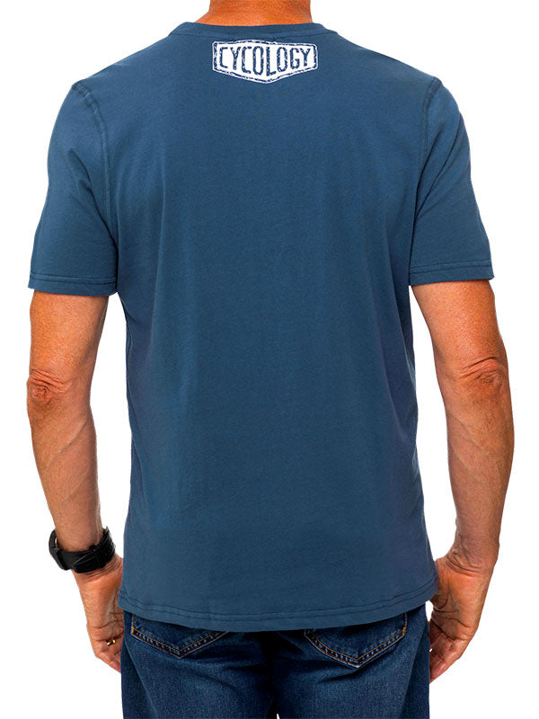 Bike Brain Denim Mens Cycling T shirt | Cycology USA – Cycology Clothing US