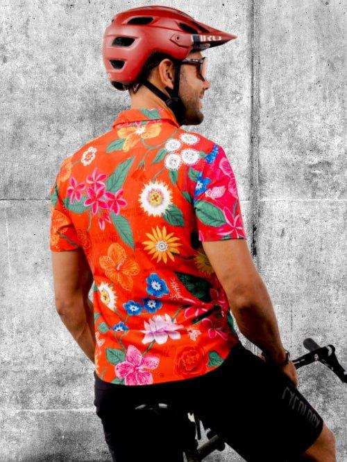 Aloha Cycling Gravel Shirt - Cycology Clothing - Red